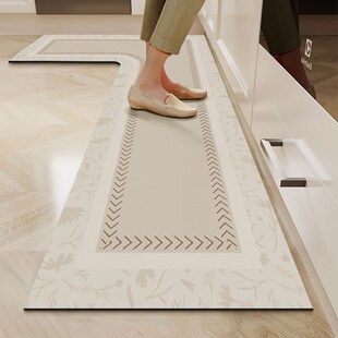 厨房专用地垫lg型吸水吸油防滑硅藻泥脚垫2024新款卫生间浴室地毯