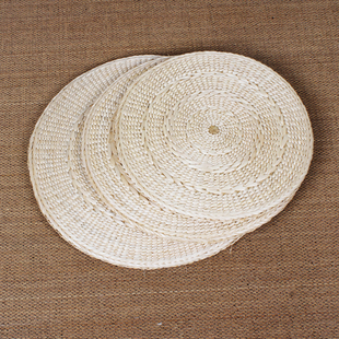 草编蒲团坐垫打坐拜佛垫地上禅修F垫蒲垫椅子地板草垫子隔热垫