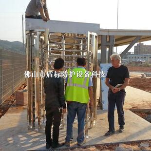 不推锈栏钢门禁PMTIC双向进出旋转栅门卡三排档杆手防尾随全高辊