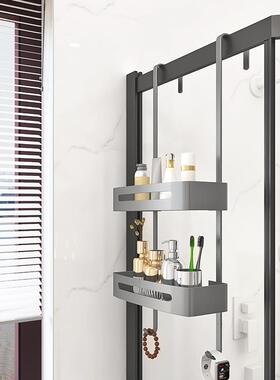 室置物架淋浴房洗手空间太铝冲凉房挂篮免打间孔卫生收浴纳93753