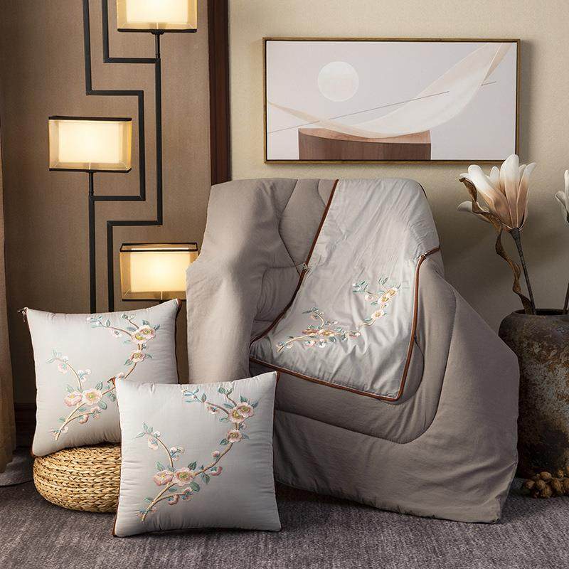 中式刺全棉抱枕被子两用XOZ办公午睡夏汽车靠垫枕头车季载绣内小,畜牧/养殖物资,特种养殖设备,淘宝优惠券,粉丝福利购,淘宝优惠卷