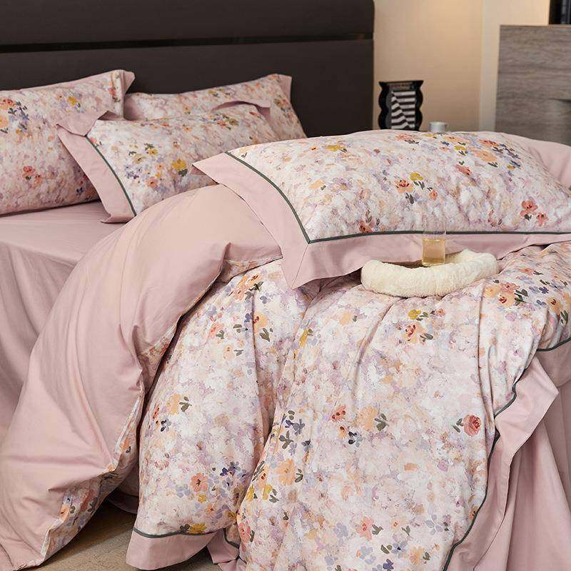 秋冬款1磨00HZJ支长绒棉数码印花小四新件套清新纯棉毛床品套件,畜牧/养殖物资,特种养殖设备,淘宝优惠券,粉丝福利购,淘宝优惠卷