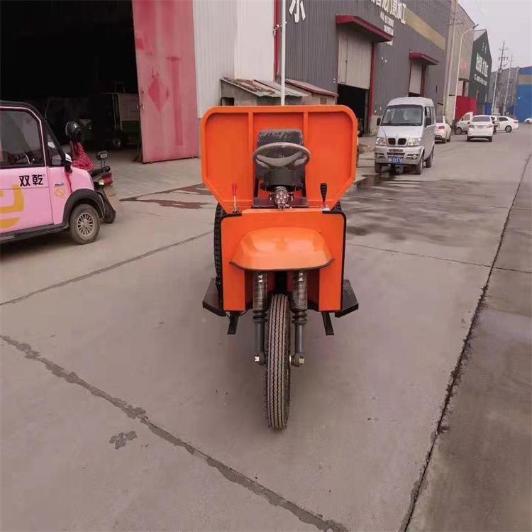 多功矿用农用工地电三轮性能车电动三轮稳定工地液压翻斗能车运输