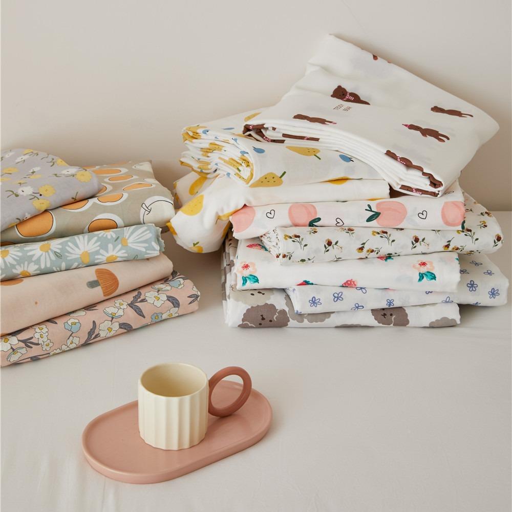 双层纱单被套单品888棉全柔床单床笠单件学软生宿舍双人床单品