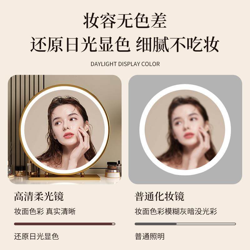主卧智能镜子205新梳款l2ed梳妆台妆镜带灯682化超高清台式桌面妆,美容美体仪器,其它面部美容工具配件,淘宝优惠券,粉丝福利购,淘宝优惠卷