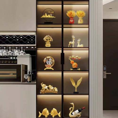 酒新中式大套装家居档玄关摆件客厅电视ZCK柜高轻奢风办公室装柜