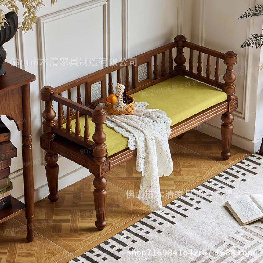 欧式中双人长椅术-实木客厅阳台长沙发椅艺凳子床古尾凳法式复古,农机/农具/农膜,其它农用工具,淘宝优惠券,粉丝福利购,淘宝优惠卷