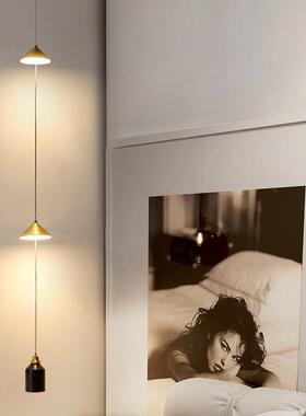 现轻小奢头极简卧室床吊灯简约创意客代厅吊灯主75937卧床头吊线