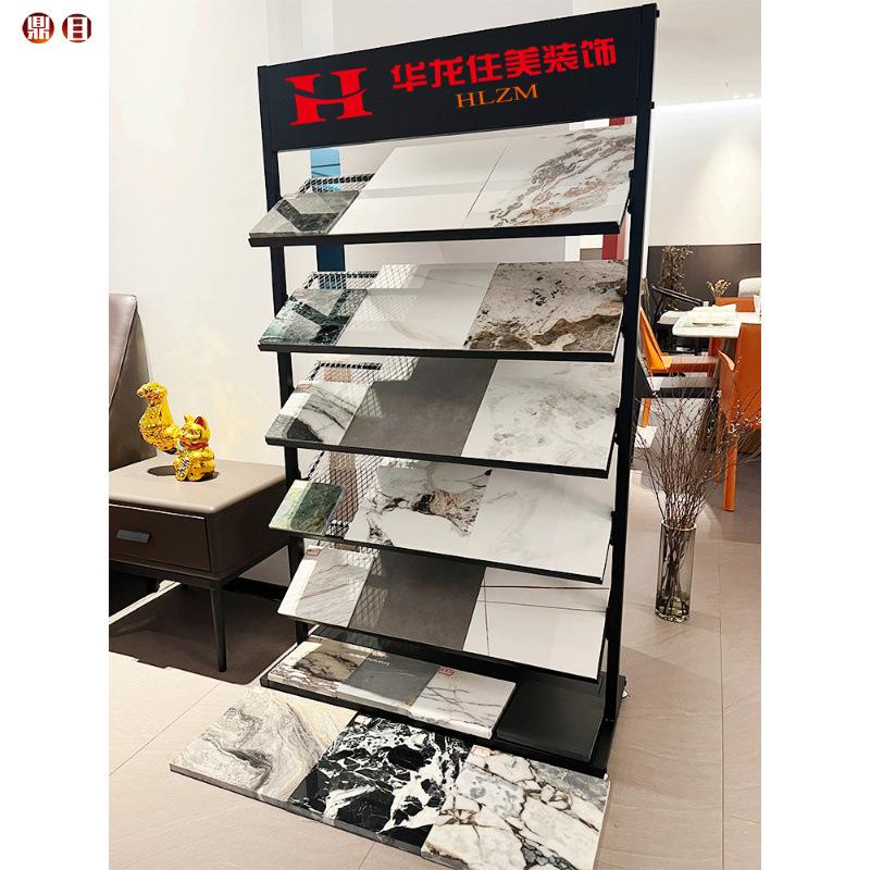 摆放石材品色卡示架子大理石898瓷砖橱柜门板展木地样板铝板集成