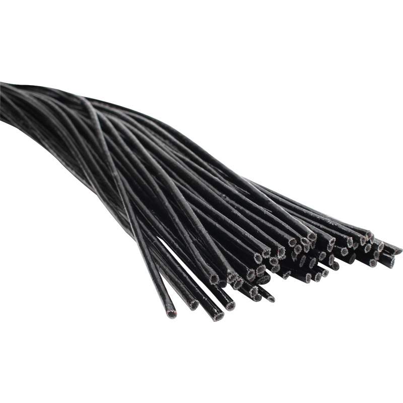 2500V黑色黄腊管玻璃纤维绝缘套管电线电工软管优质加厚阻燃