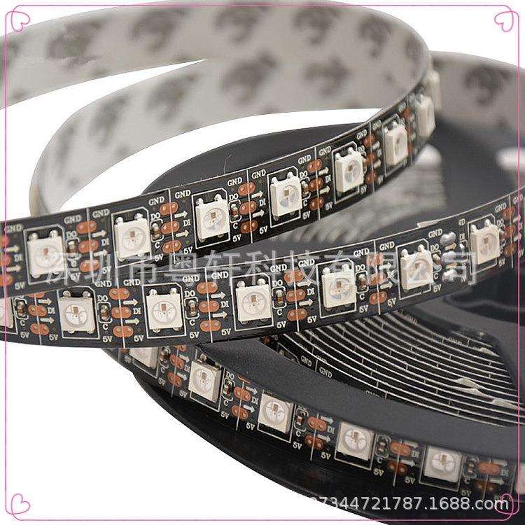 SK6812四合一全彩LED灯条RGBWWW幻彩跑1马可编程5灯带/44V珠57501