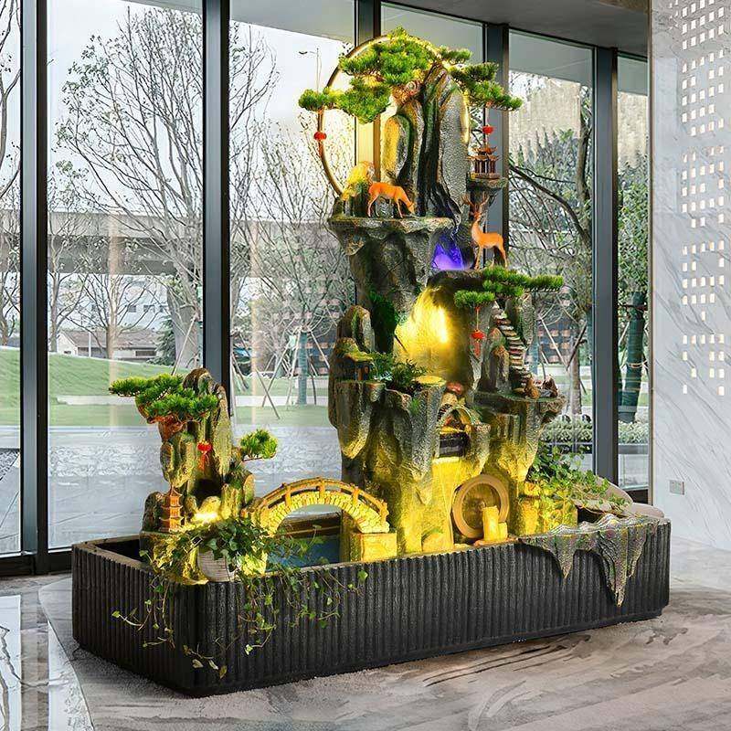 大型山流水喷泉鱼缸假摆280户外别墅花造园庭院装饰鱼件池景观景,农机/农具/农膜,其它农用工具,淘宝优惠券,粉丝福利购,淘宝优惠卷