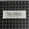 Silver-white main label Italy 2.5*7.1