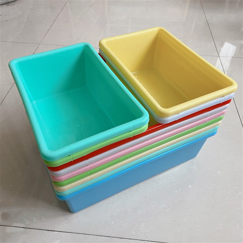 乌龟发色盒黑色白色塑料盒观背青鳉养玩具收纳药筐整理盒箱工具盒
