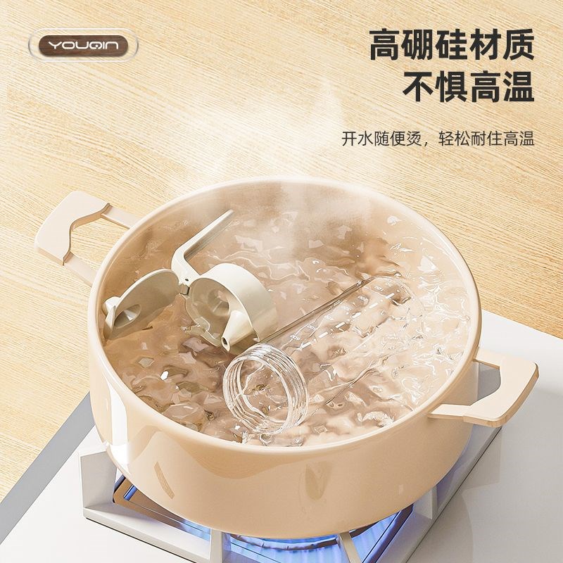 优勤玻璃油壶防漏油瓶厨房家用不挂油调味料装酱油醋大容量大油罐