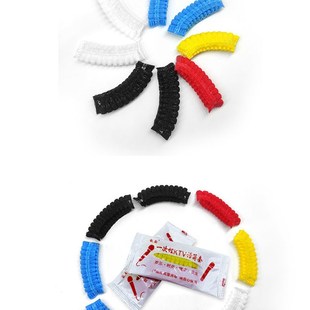 KTV无纺布话筒套海绵套一次性麦克风套通用保护套防喷罩麦套咪罩