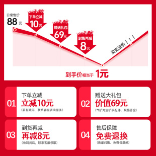 190 田风气铲子风铲刀气锤冲击气镐气锹锤刹车片气动工具150 250