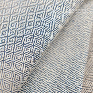 广西民间纯手工织布土布纯棉布料 草木染色手织壮锦布DIY桌布台布