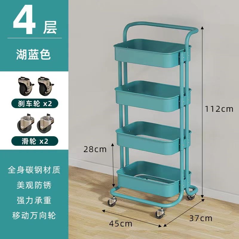 幼儿园移动水杯架学校保温杯置物架儿童手推车储物架学生储物层架