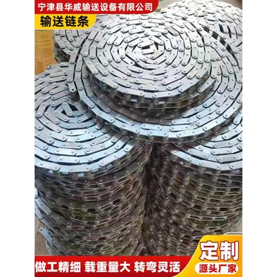 不锈钢炼条08B10A12A16A20A空心双节距大滚珠炼条304工业传动炼条