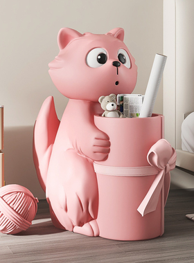 猫咪客厅落地摆件家居饰品大型轻奢收纳盒电视柜装饰乔迁开业礼物