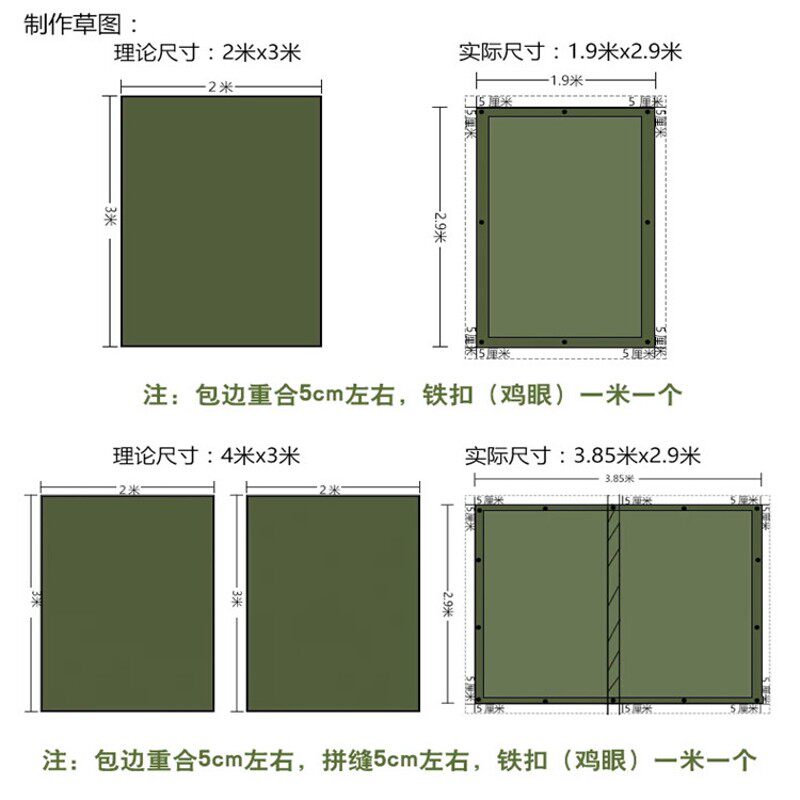 加厚耐磨防晒有机硅篷布涤纶帆布耐高温户外家用防雨布定做布料