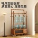 床头柜挂衣架一体卧室衣帽架防尘落地房间开放式 衣柜入户置物架子