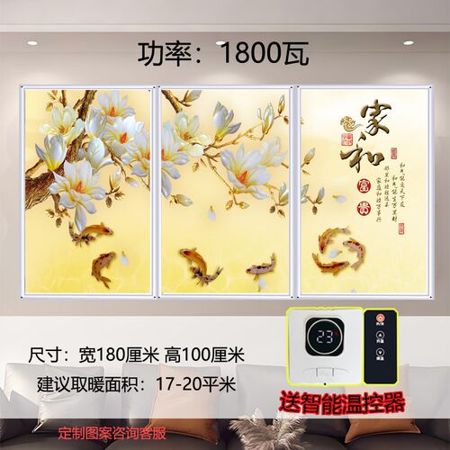 石墨烯碳晶墙壁画电暖器墙暖节能电暖器电暖家用取暖器暖气电热板