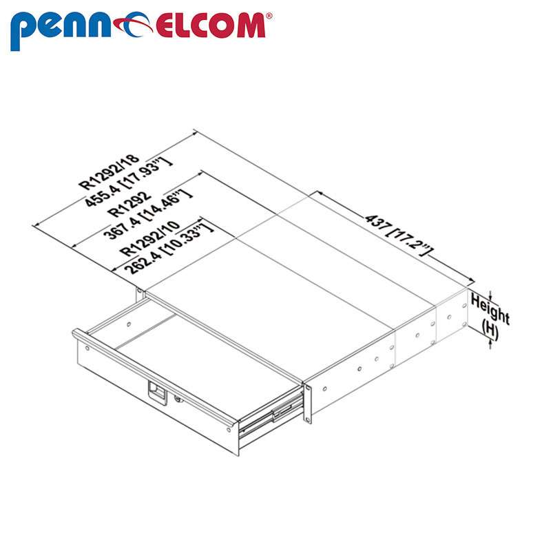 Penn Elcom 番尔康R1292K/10 网络机柜机箱 服务器 监控机箱机柜