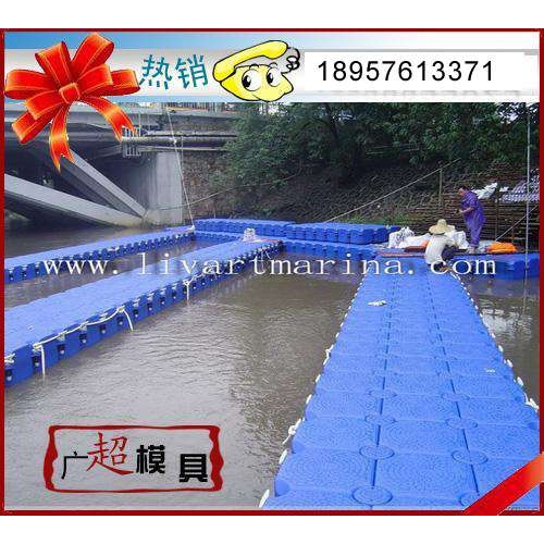 新品塑料水上浮筒 台州水上平台搭建施工   水上游艇码头浮筒