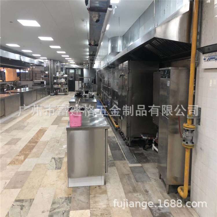 商用后厨设备不锈钢厨房用具酒店饭堂厨房设备配套设计装修工程