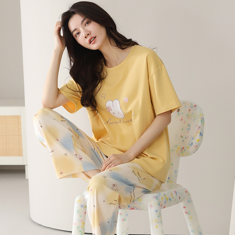 啄木鸟女士纯棉休闲浅黄可外穿