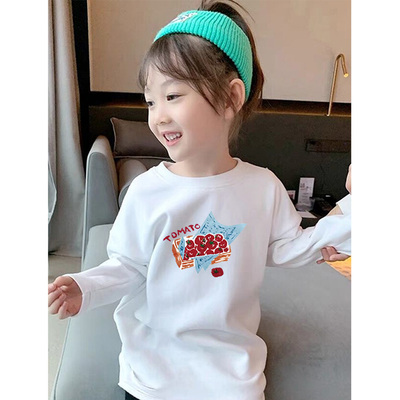 女童甜美韩系上衣秋冬季保暖t恤