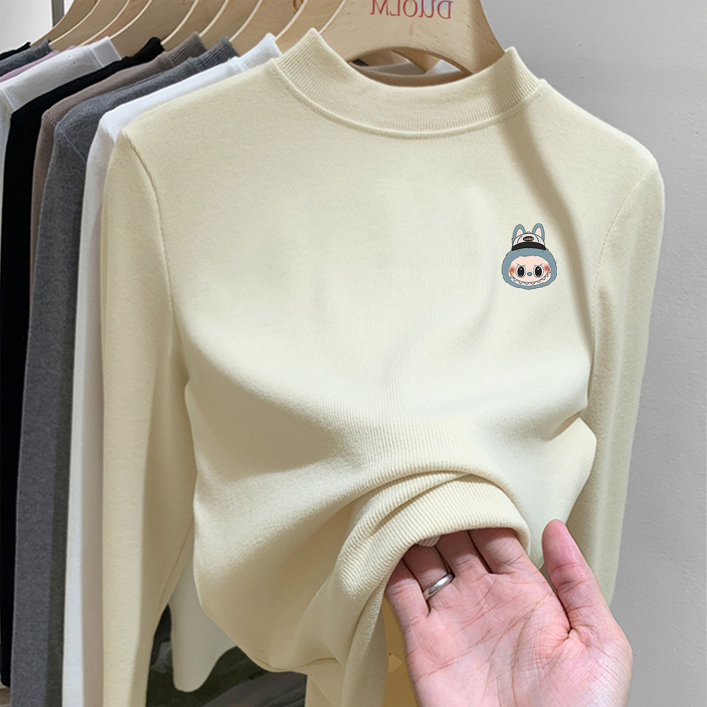 【天猫甄选】德绒打底衫女童秋冬