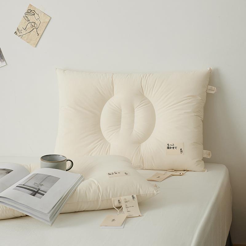 直销新款助睡眠A类生态纯棉枕芯学生枕头家用护颈椎枕男女通用儿