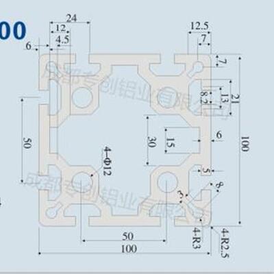 直销新款工厂工业铝型材100100GA 流水线铝合金型材 支架工作台输