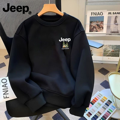 Jeep吉普美式重磅卫衣春秋新款