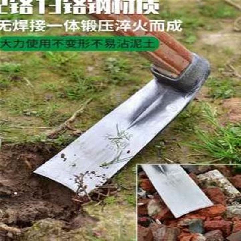 新厂促家用不锈c钢o小锄头农具户外种菜除草挖土种花两用锄头小品