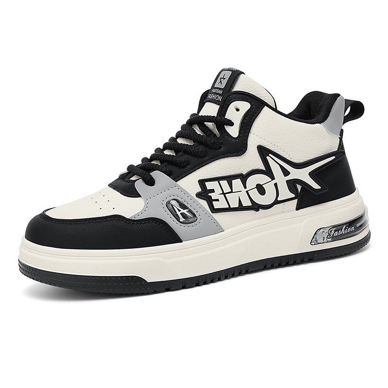 增高鞋男10cm夏季男士运动休闲板鞋隐形内增高8cm6cm百搭皮面防水