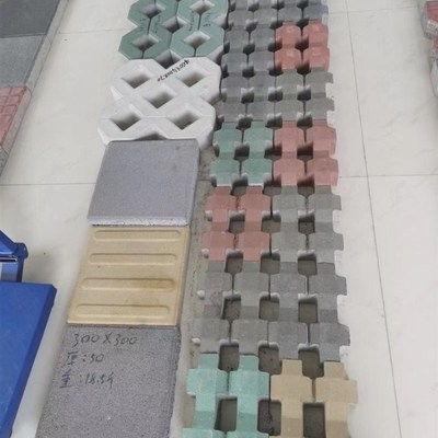 透水砖植草砖面包砖广场砖彩砖PC仿石人行道路砖停车草坪砖井字砖