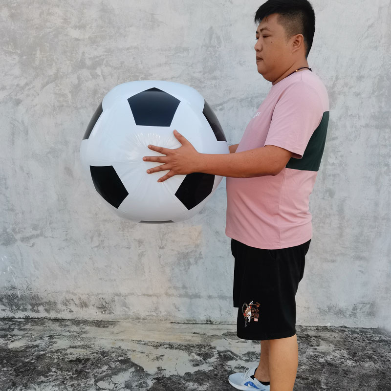 户外大型充气足球幼儿园儿童玩具球沙滩球运动会舞台表演道具装饰