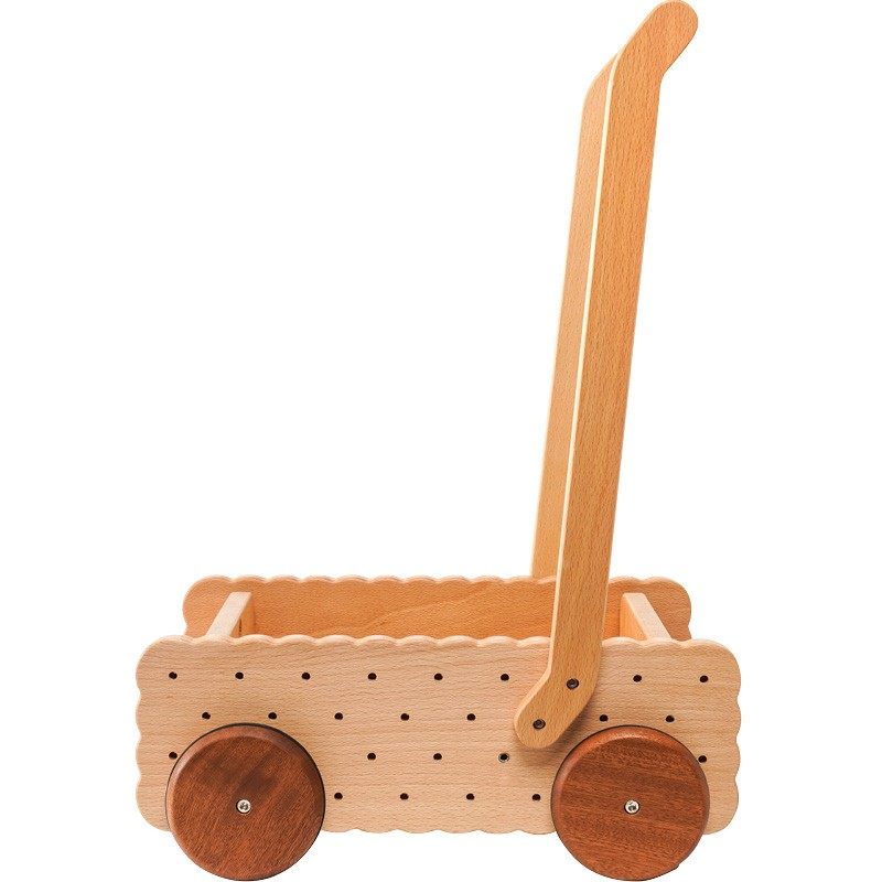 作物ZOWOO婴儿宝宝个月多功能益智积木学步车实木助步车手推车