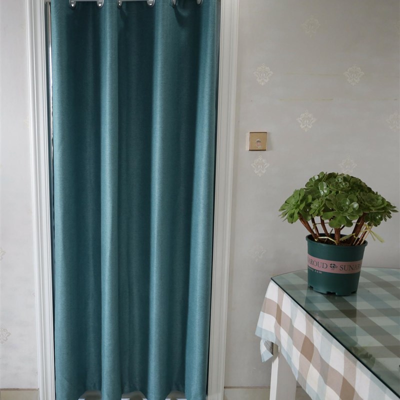 免打孔门帘客厅家用过道隔断窗空调挡风门帘厨房遮挡帘试衣间门帘