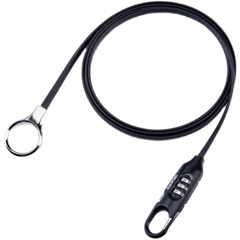 CXWXC自行车锁密码锁防盗山地车钢缆锁钢丝锁骑行头盔锁条形锁