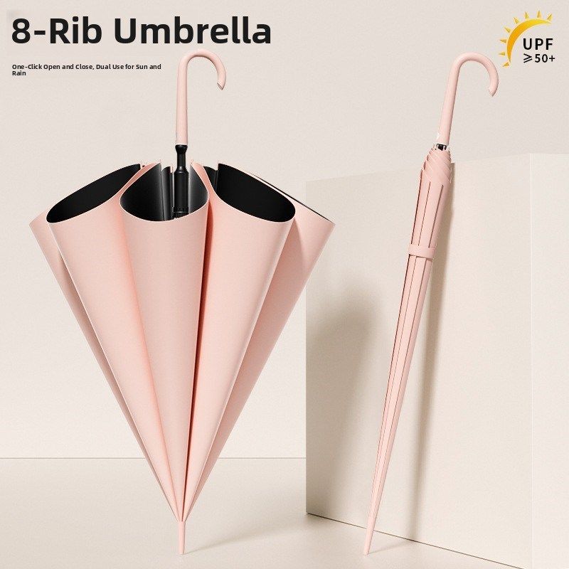 2025新款全自动弯柄直杆伞女大号超大双人商务伞长柄雨伞,居家日用,伞,淘宝优惠券,粉丝福利购,淘宝优惠卷