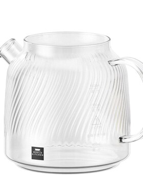 康宁1.6L养生壶花茶壶玻璃壶身配w件盖茶漏炖盅WK-HCH1601-KDN/KZ