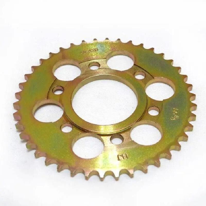 适用150链轮链条金鹰大齿地平线/富江龙摩托跑车链盘仿赛套链牙盘
