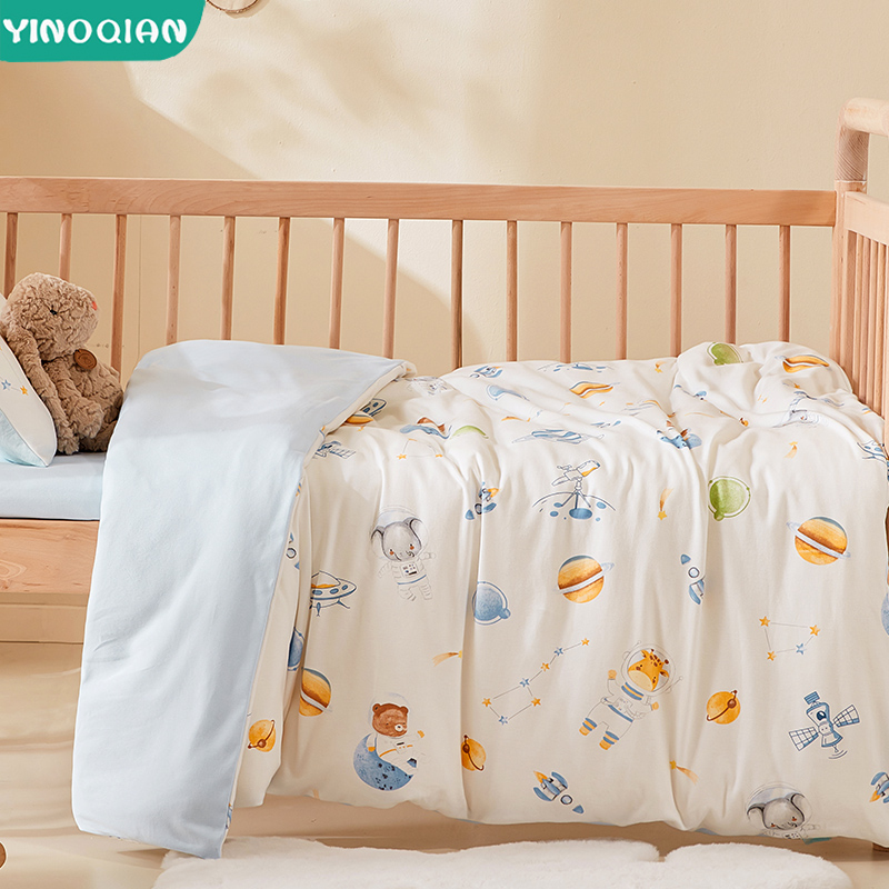 a类全棉磨毛儿童被套单人秋冬季幼儿园宝宝小被罩纯棉单件120x150