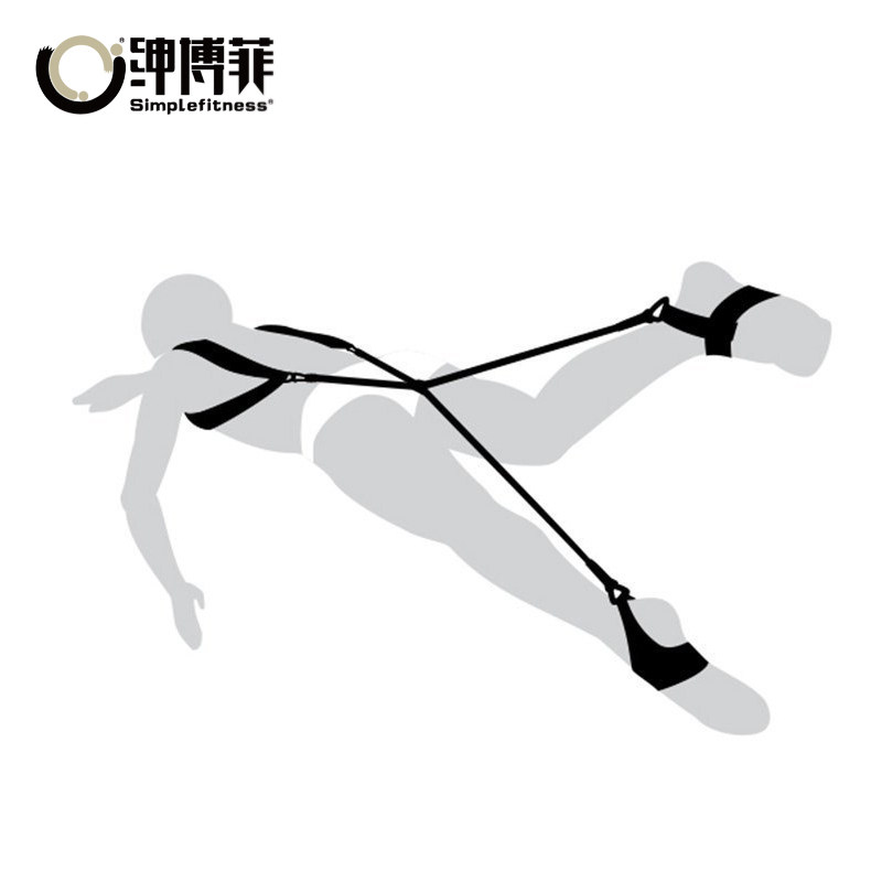 自由泳打腿训练器游泳专项体能训练皮筋拉力带水中下蛙泳拉力绳