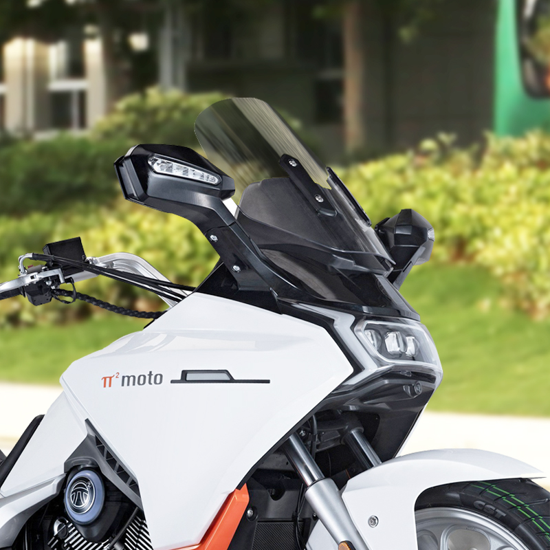 适用于派方星舰三3前挡风玻璃加高加厚风挡改装透明护胸挡雨板